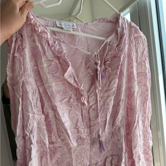 Revolve - house of Harlow Floral Lavender Dress size small - Picture 3 of 5